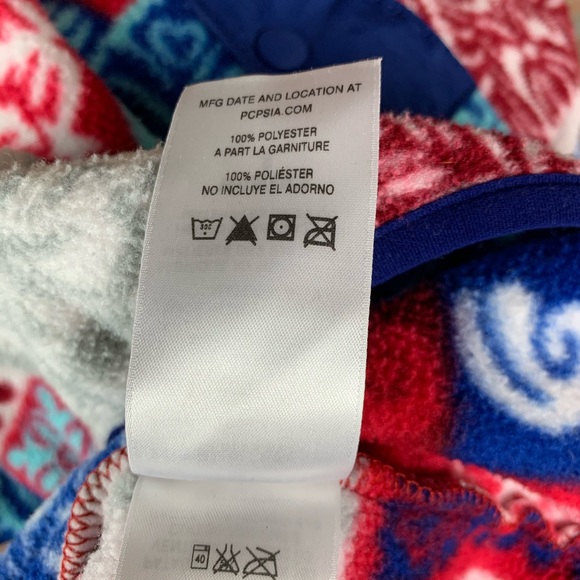 Patagonia Synchilla Floral Patchwork Pullover, S - Picture 8 of 10